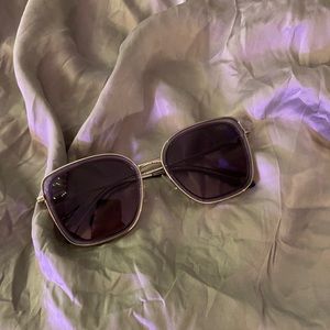 Purple designer sunglasses Fysh UK